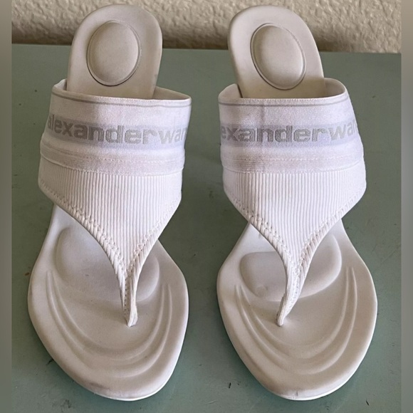 Alexander Wang Sienna Logo Sandals Size 39 $495 - Picture 12 of 15